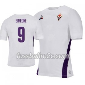 Fußballtrikots ACF Fiorentina Simeone 9 Auswärts Trikotsatz 2018-2019